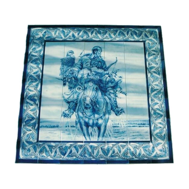 EQ005 (1×1.14 m) – Horseback Falconry